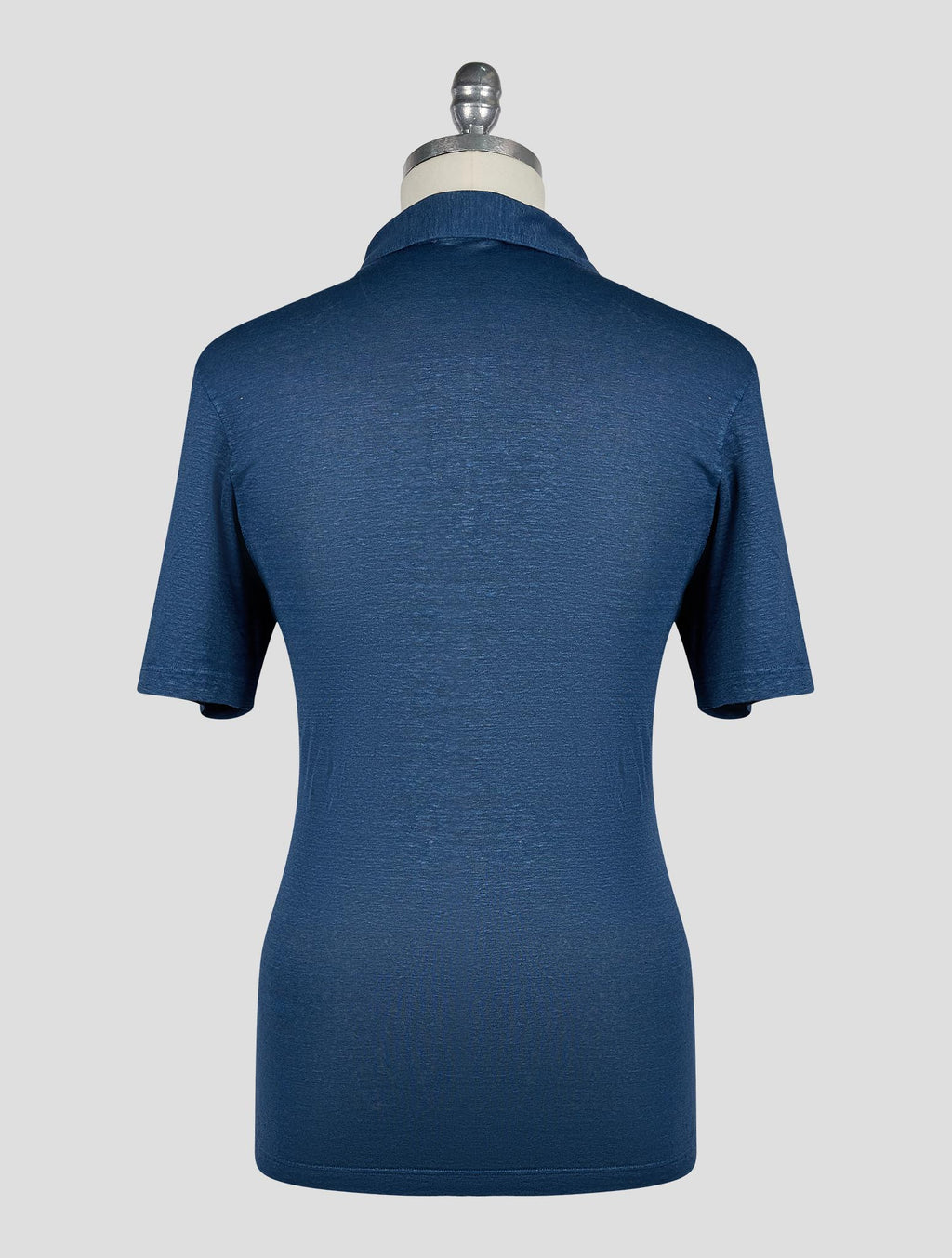 Gran Sasso Blue Linen Ea Polo 3
