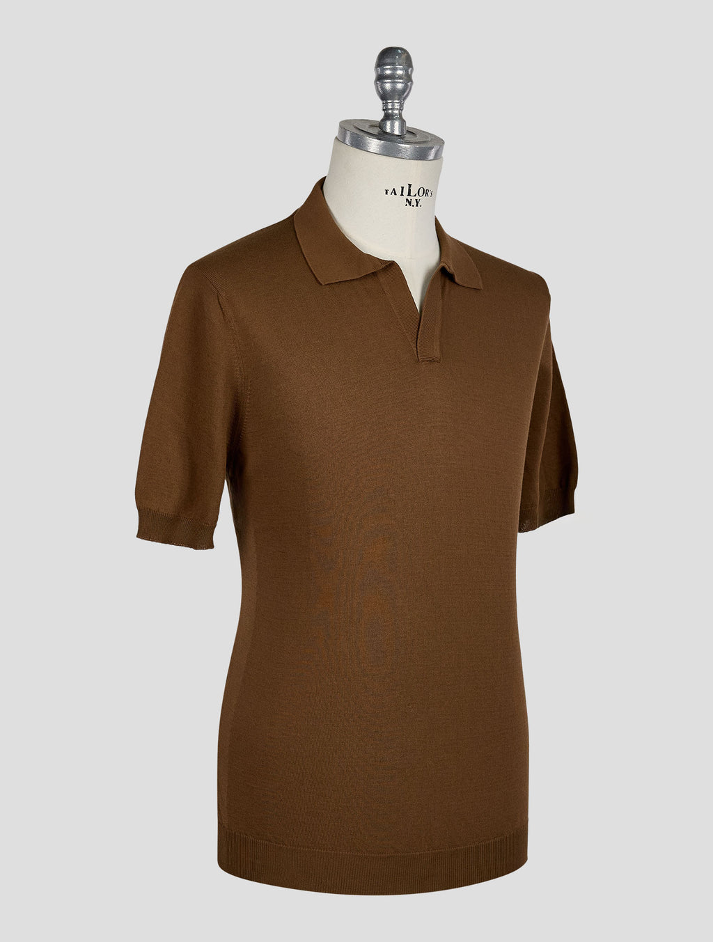 Gran Sasso Brown Cotton Polo 2