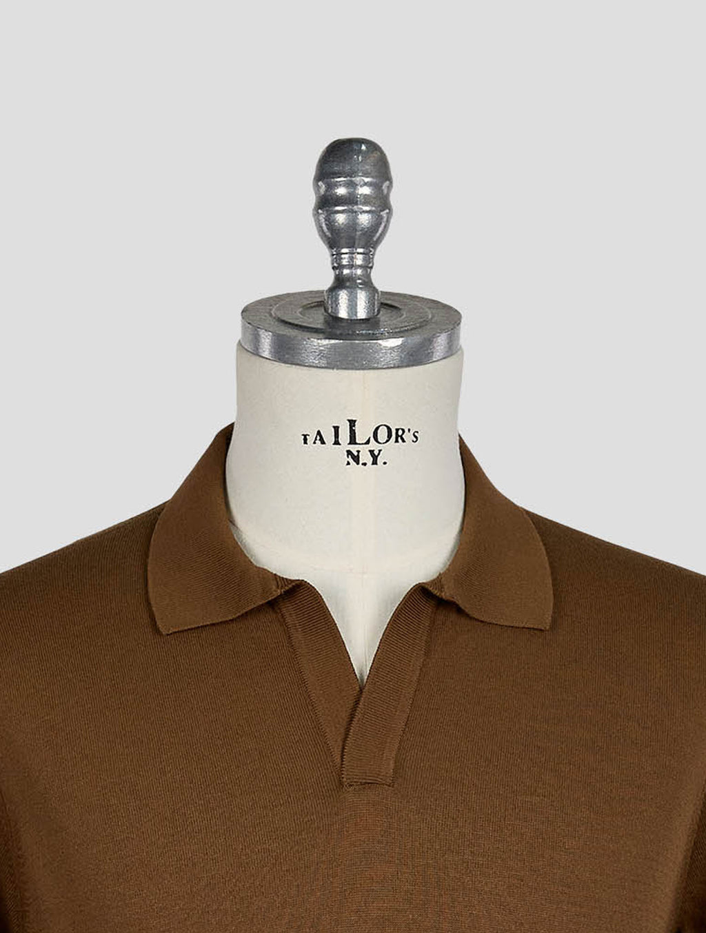 Gran Sasso Brown Cotton Polo 4