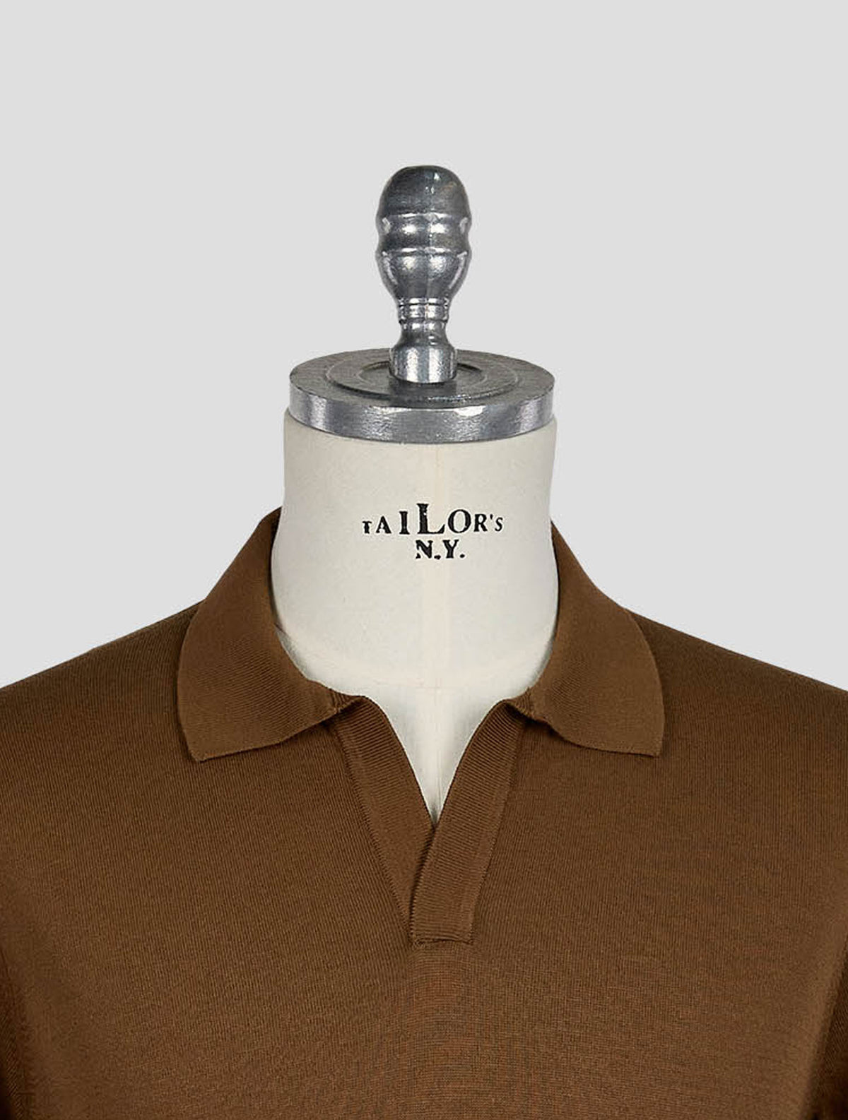 Gran Sasso Brown Cotton Polo 4