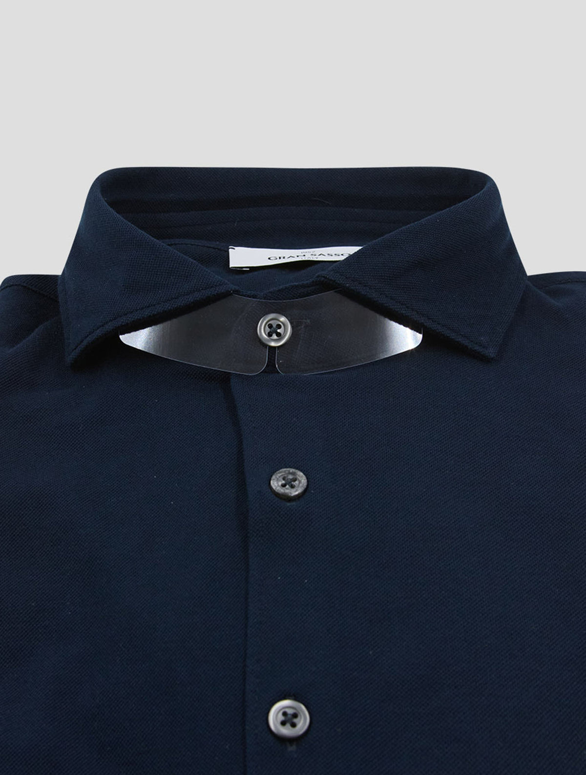 Gran Sasso Dark Blue Cotton Shirt 2