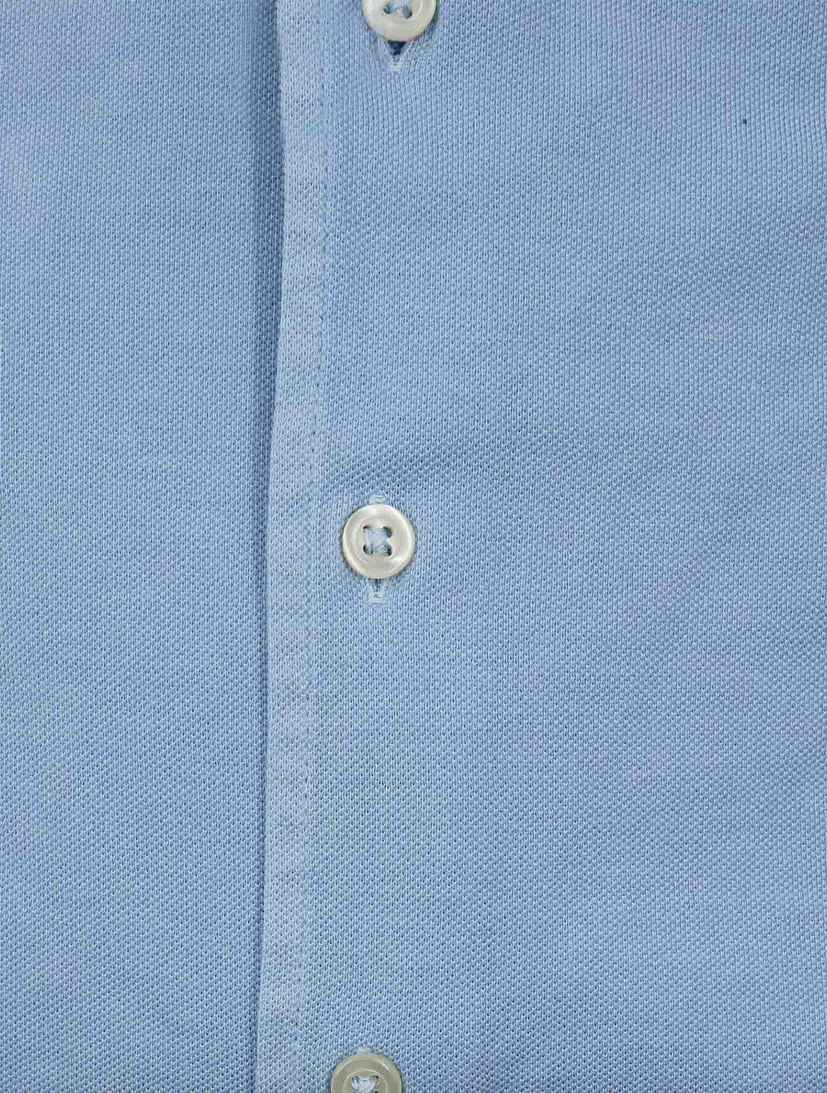 Gran Sasso Light Blue Cotton Polo 3