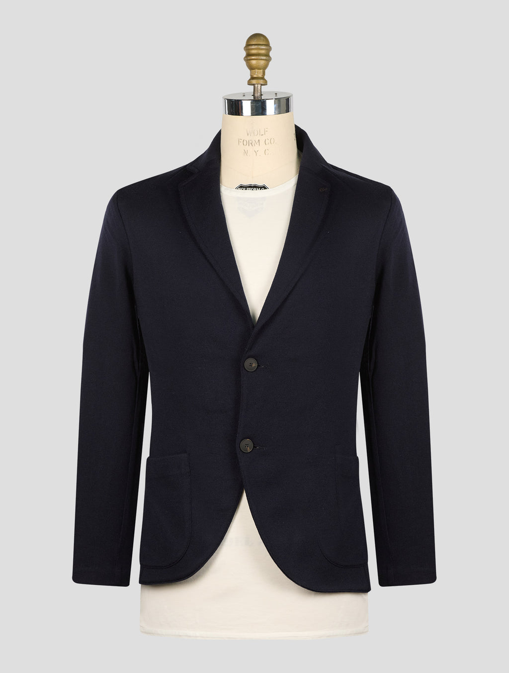 Gran Sasso Dark blue Virgin Wool Blazer 1