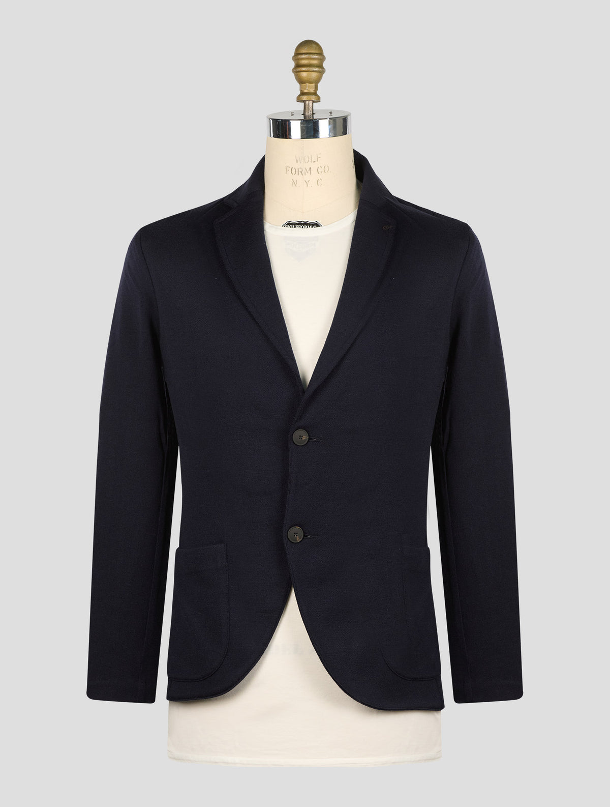 Gran Sasso Dark blue Virgin Wool Blazer 1