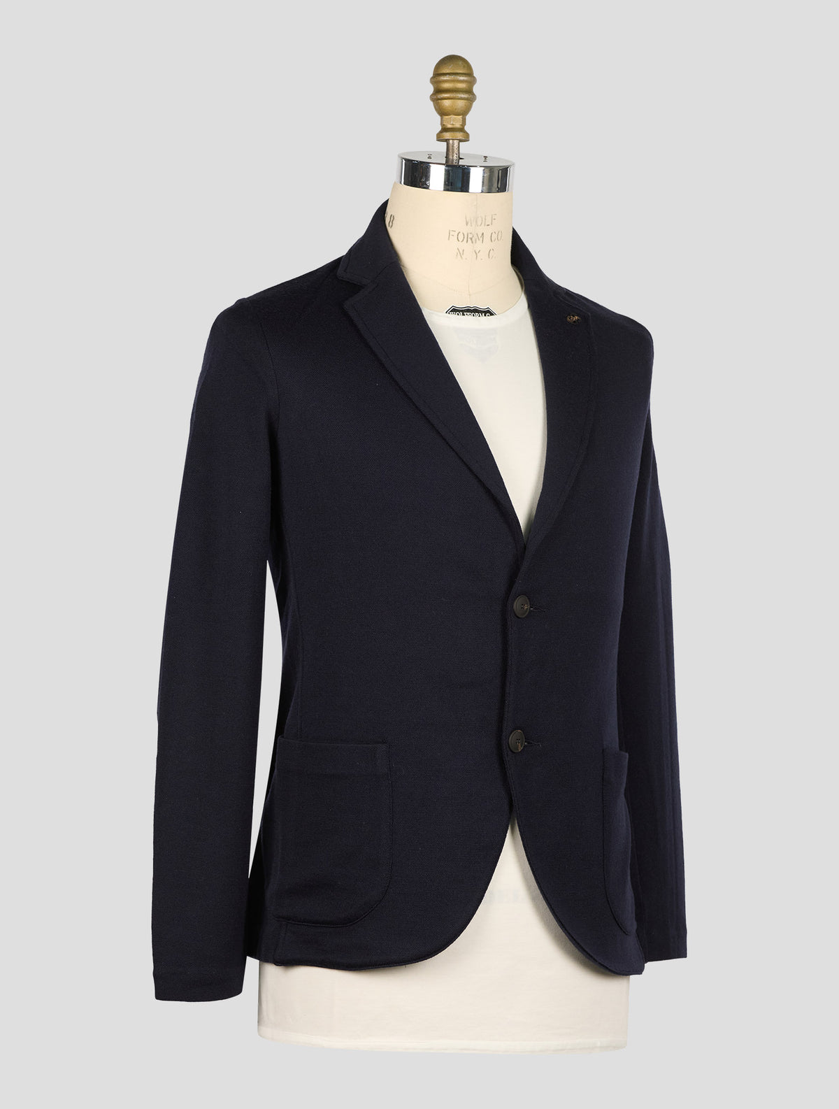 Gran Sasso Dark blue Virgin Wool Blazer 2