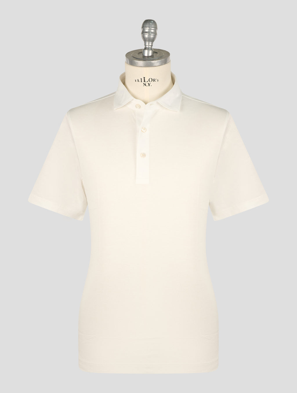 Gran Sasso White Cotton Polo 1