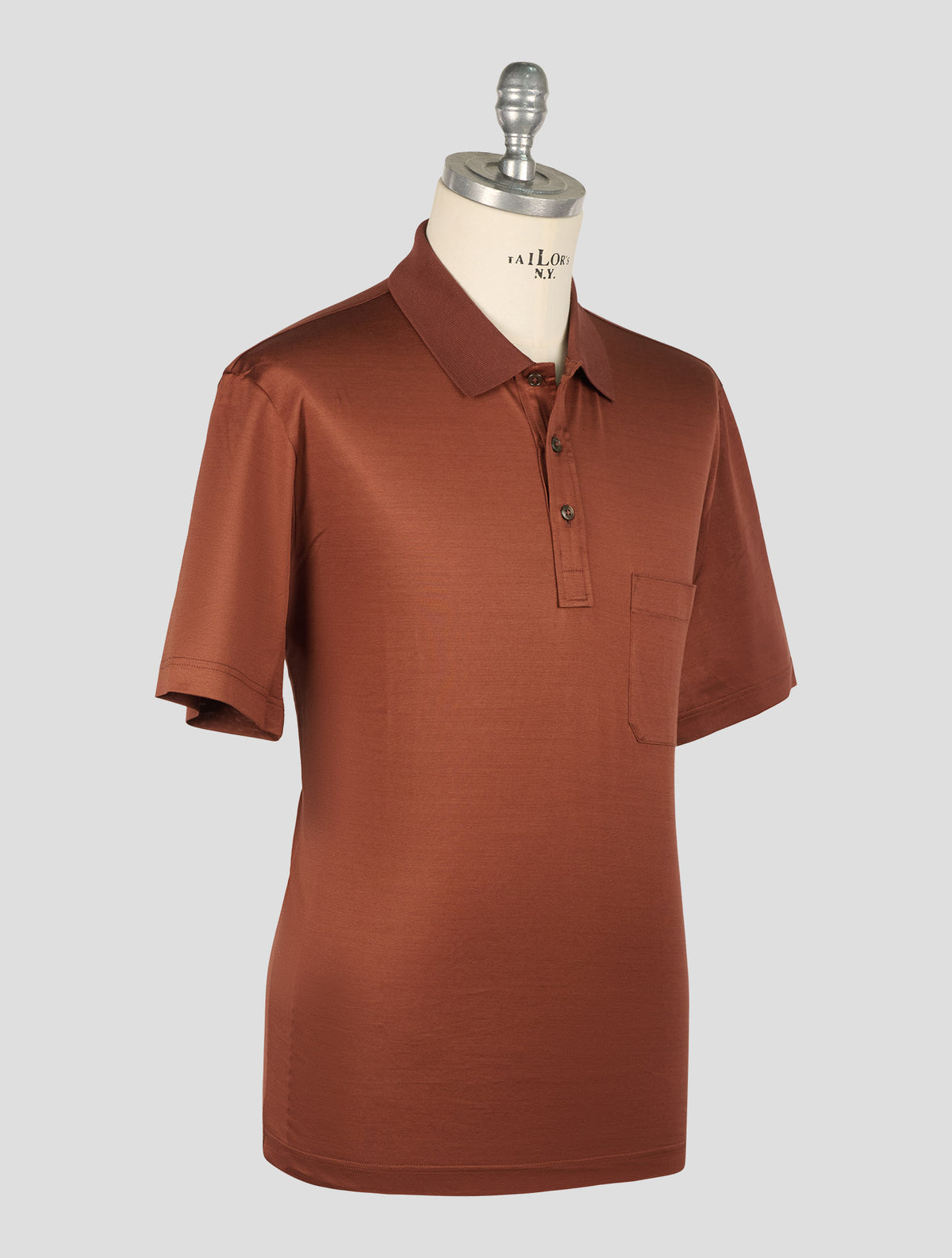 Gran Sasso Brown Cotton Polo 2