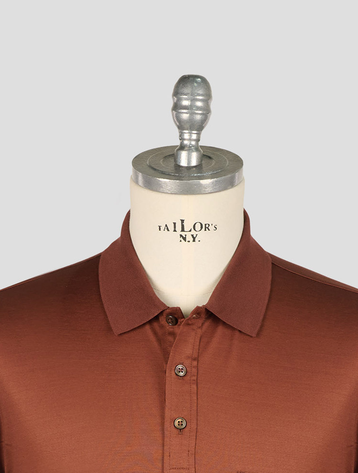 Gran Sasso Brown Cotton Polo 4