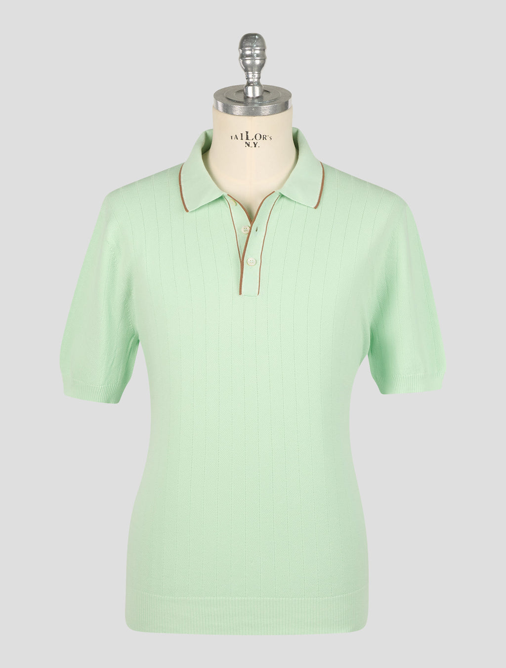 Gran Sasso Light Green Cotton Polo 1