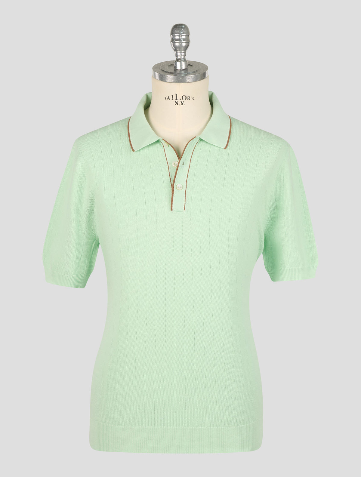 Gran Sasso Light Green Cotton Polo 1
