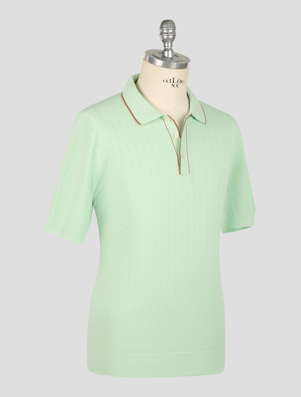 Gran Sasso Light Green Cotton Polo 2