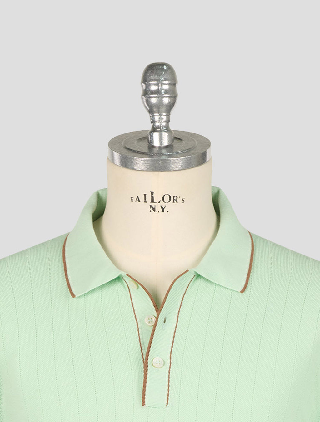 Gran Sasso Light Green Cotton Polo 4