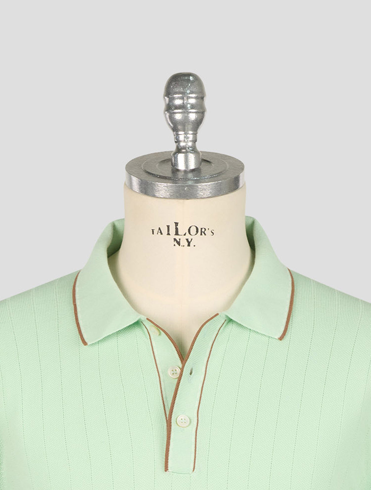 Gran Sasso Light Green Cotton Polo 4