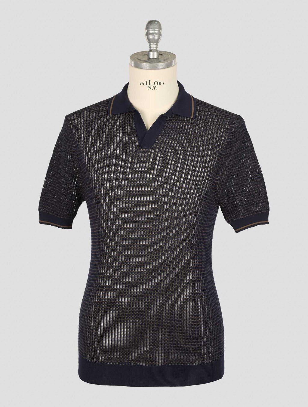 Gran Sasso Blue Cotton Polo 1