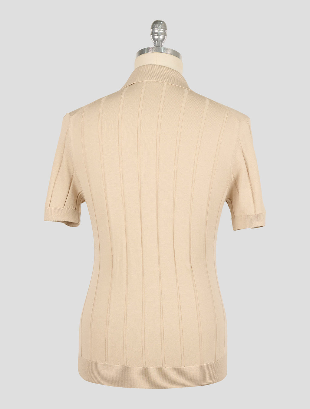 Gran Sasso Sand Cotton Short Sleeve Shirt 3