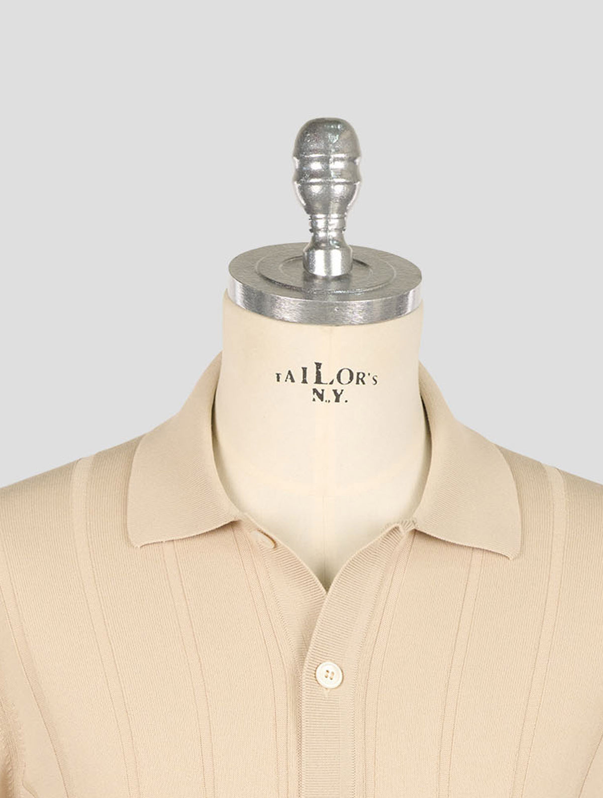 Gran Sasso Sand Cotton Short Sleeve Shirt 4