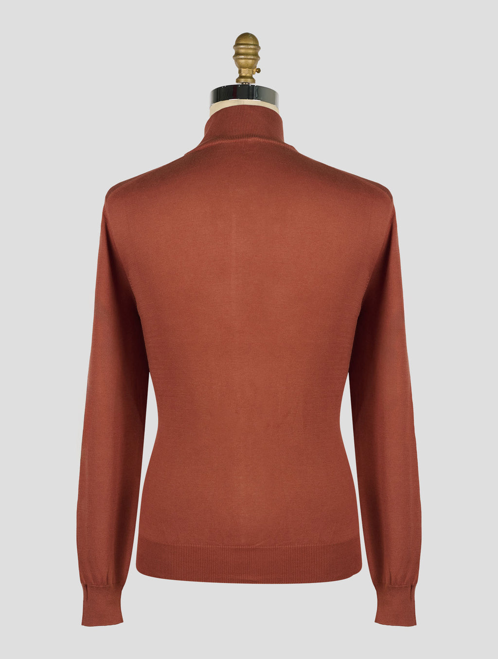 Gran Sasso Brown Cotton Sweater Full Zip 3