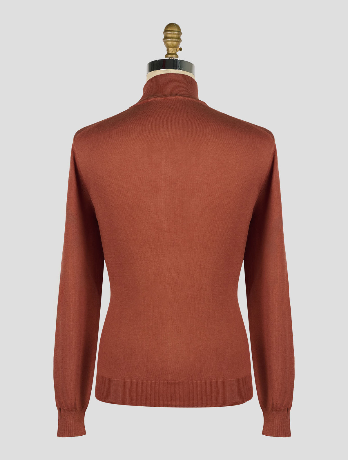 Gran Sasso Brown Cotton Sweater Full Zip 3