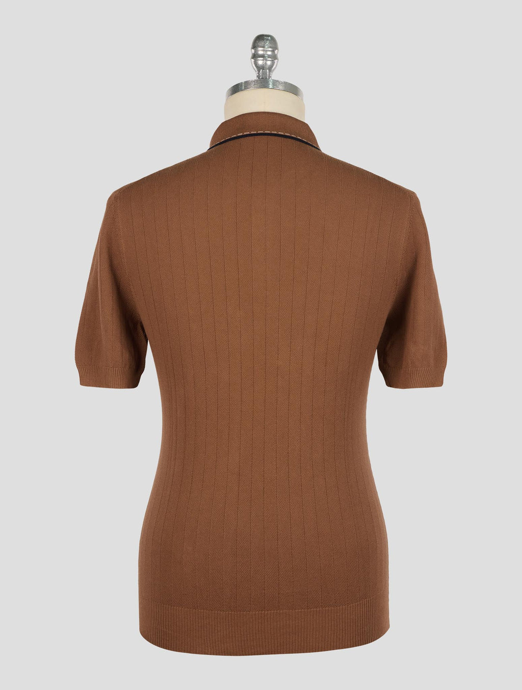 Gran Sasso Brown Cotton Polo 3