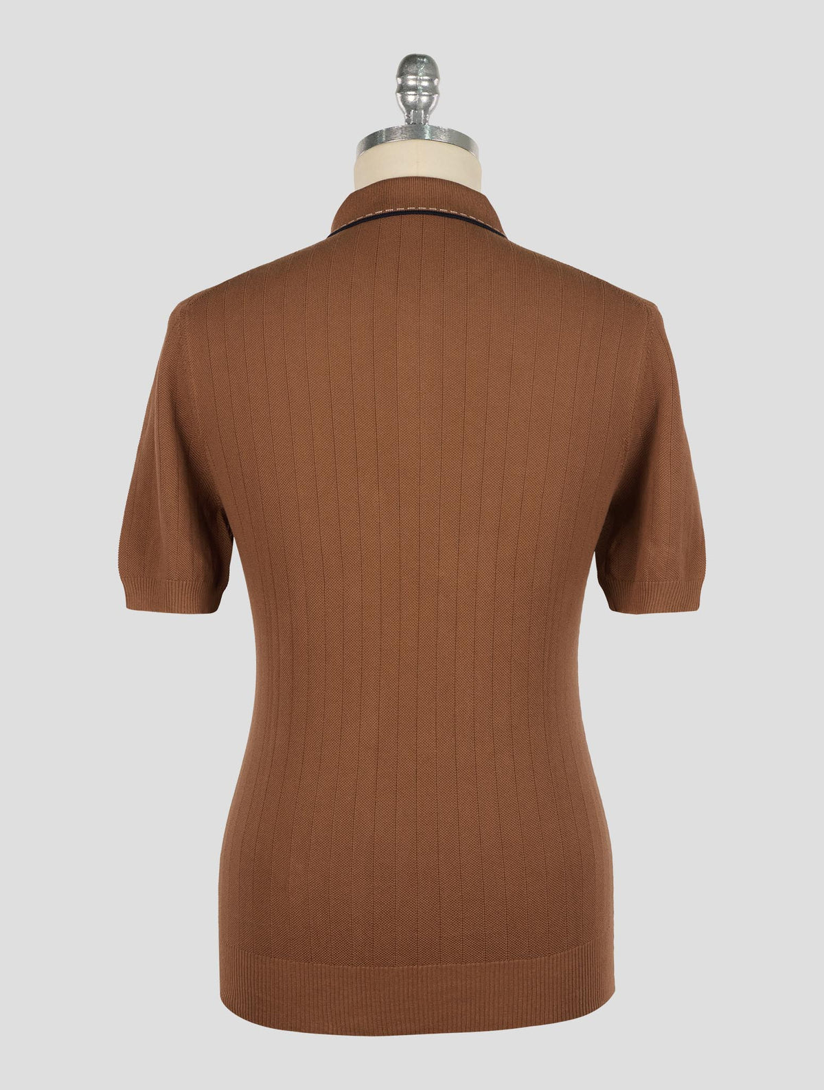 Gran Sasso Brown Cotton Polo 3