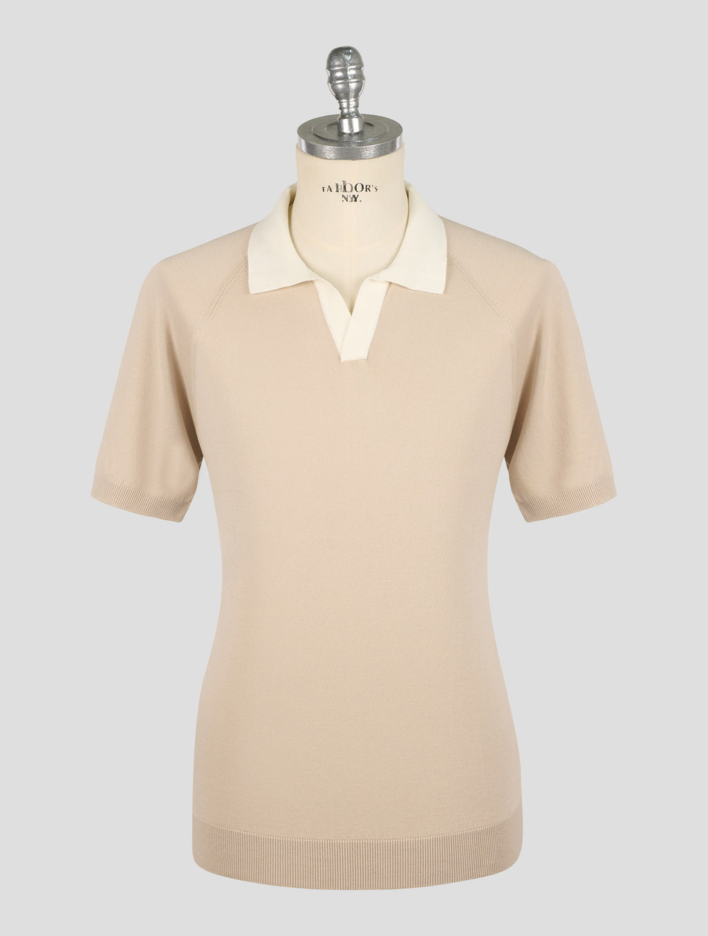Gran Sasso Beige Cotton Polo 1