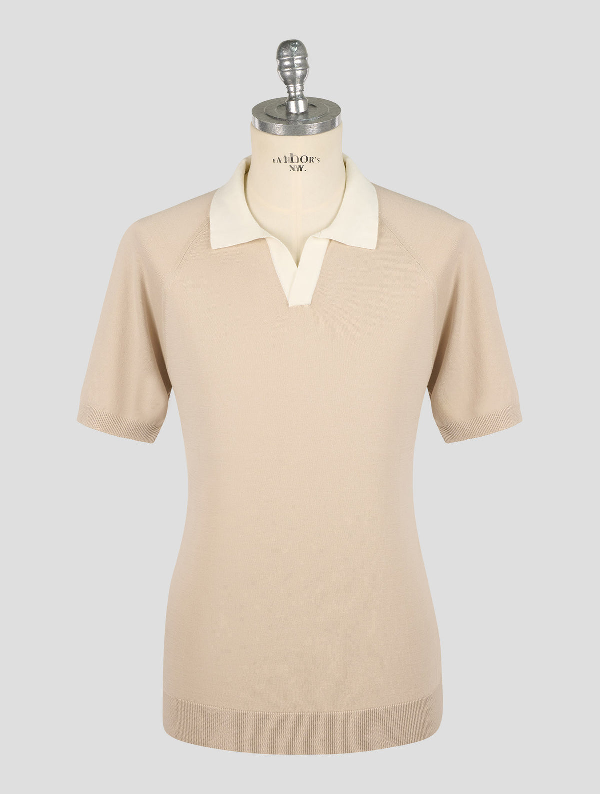 Gran Sasso Beige Cotton Polo 1