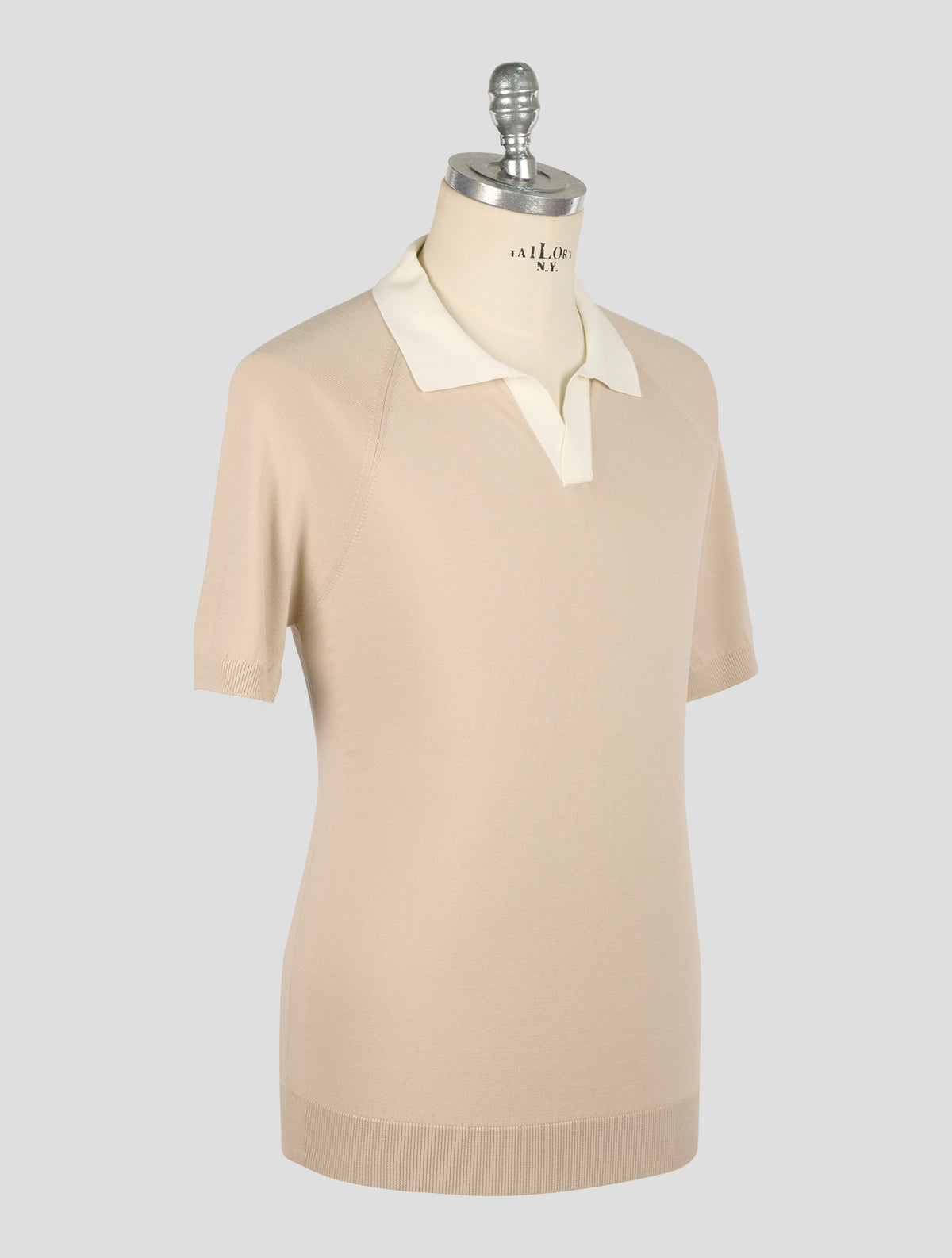 Gran Sasso Beige Cotton Polo 2