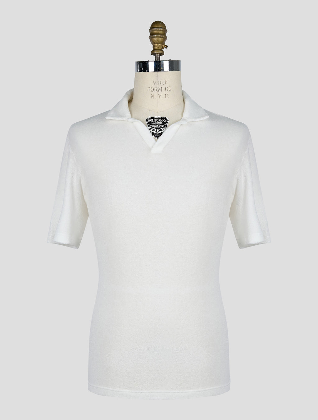 Gran Sasso White Cotton Polo 1
