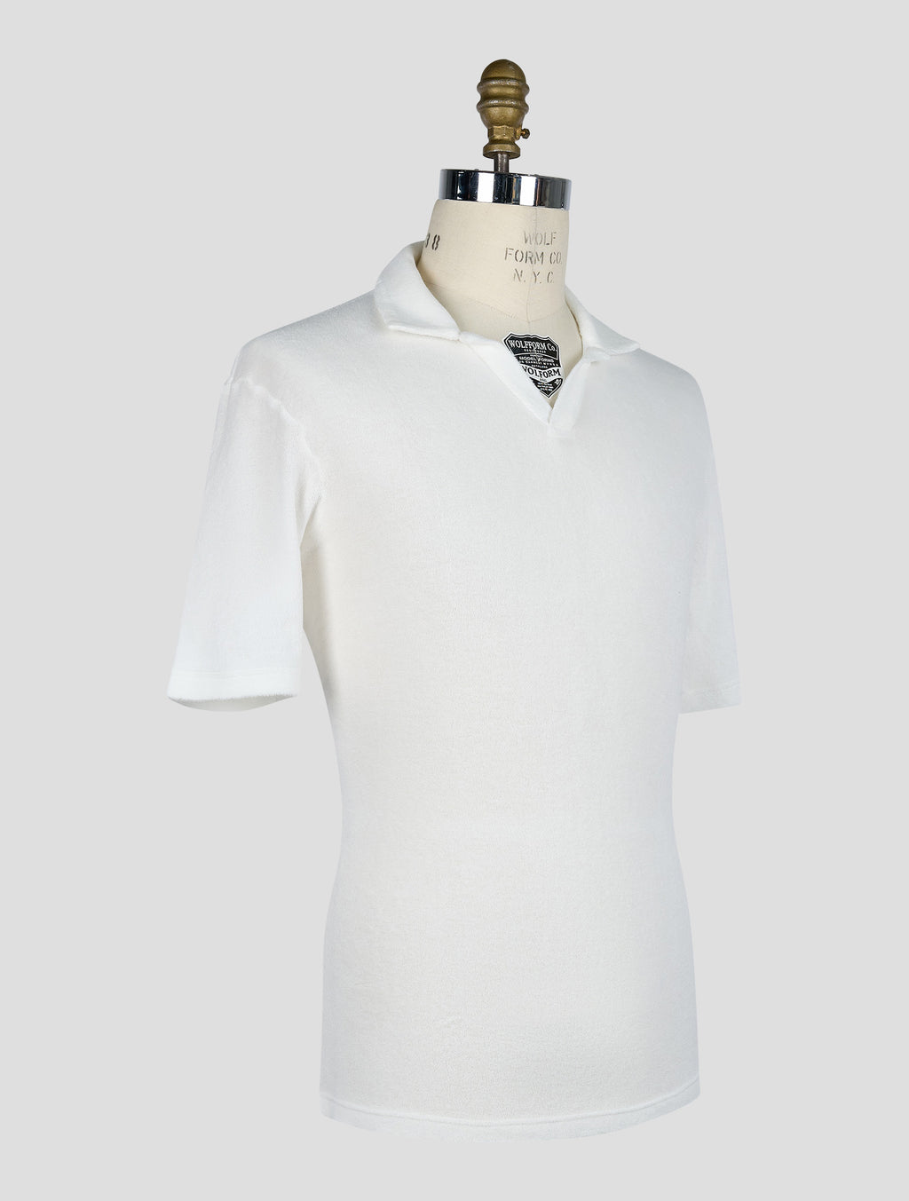 Gran Sasso White Cotton Polo 2