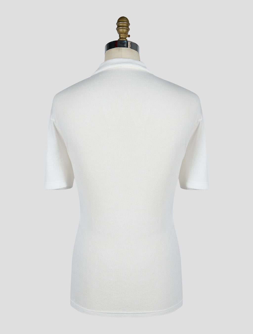Gran Sasso White Cotton Polo 3