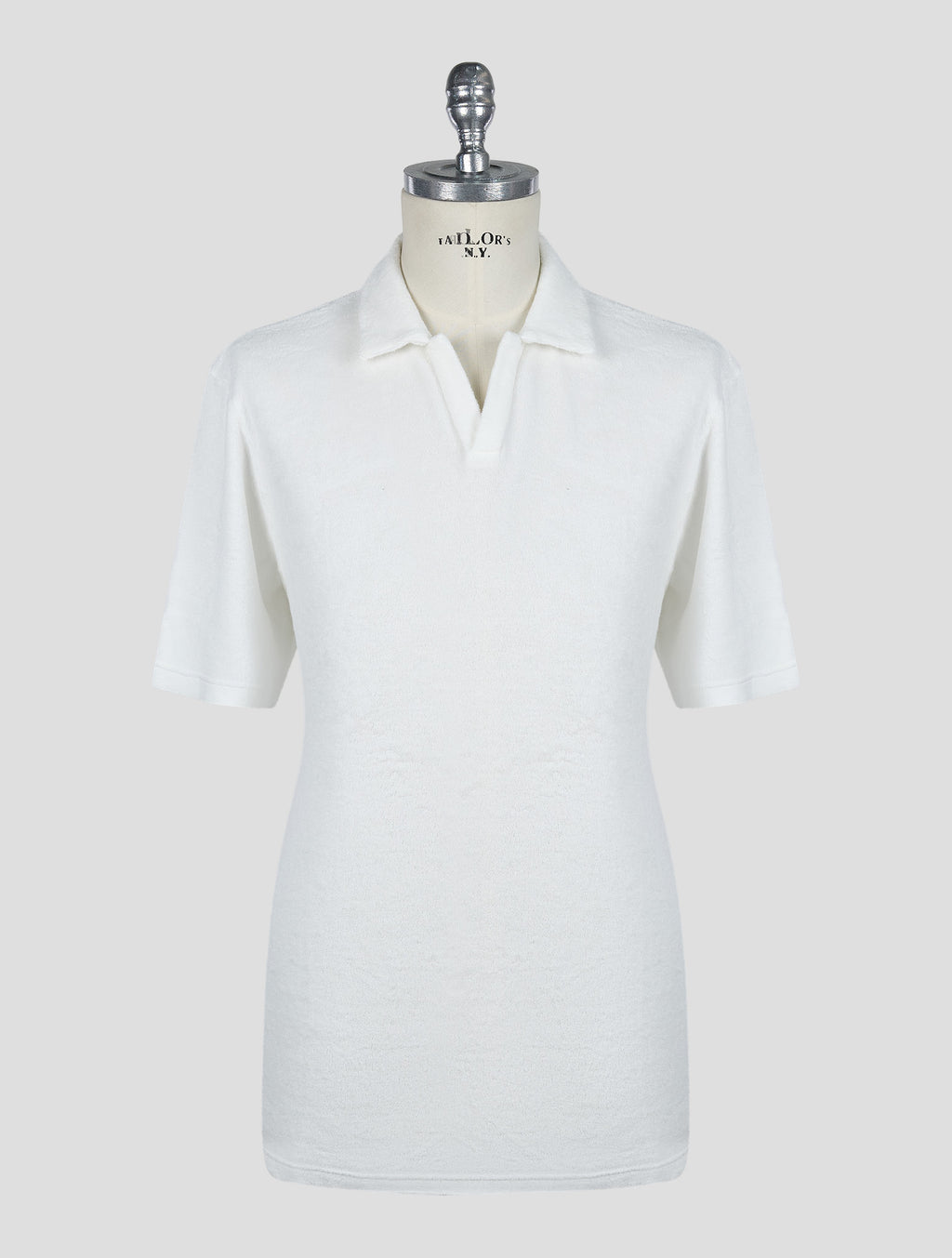 Gran Sasso White Cotton Polo 1