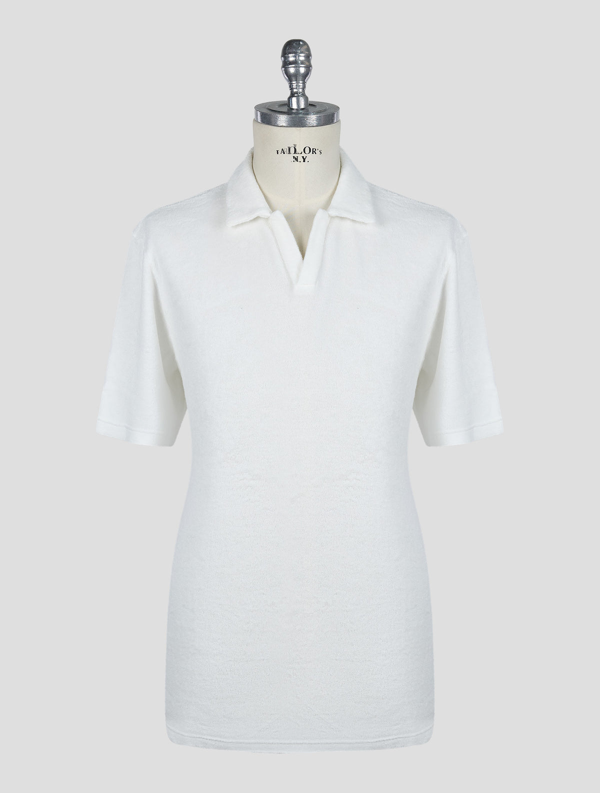 Gran Sasso White Cotton Polo 1