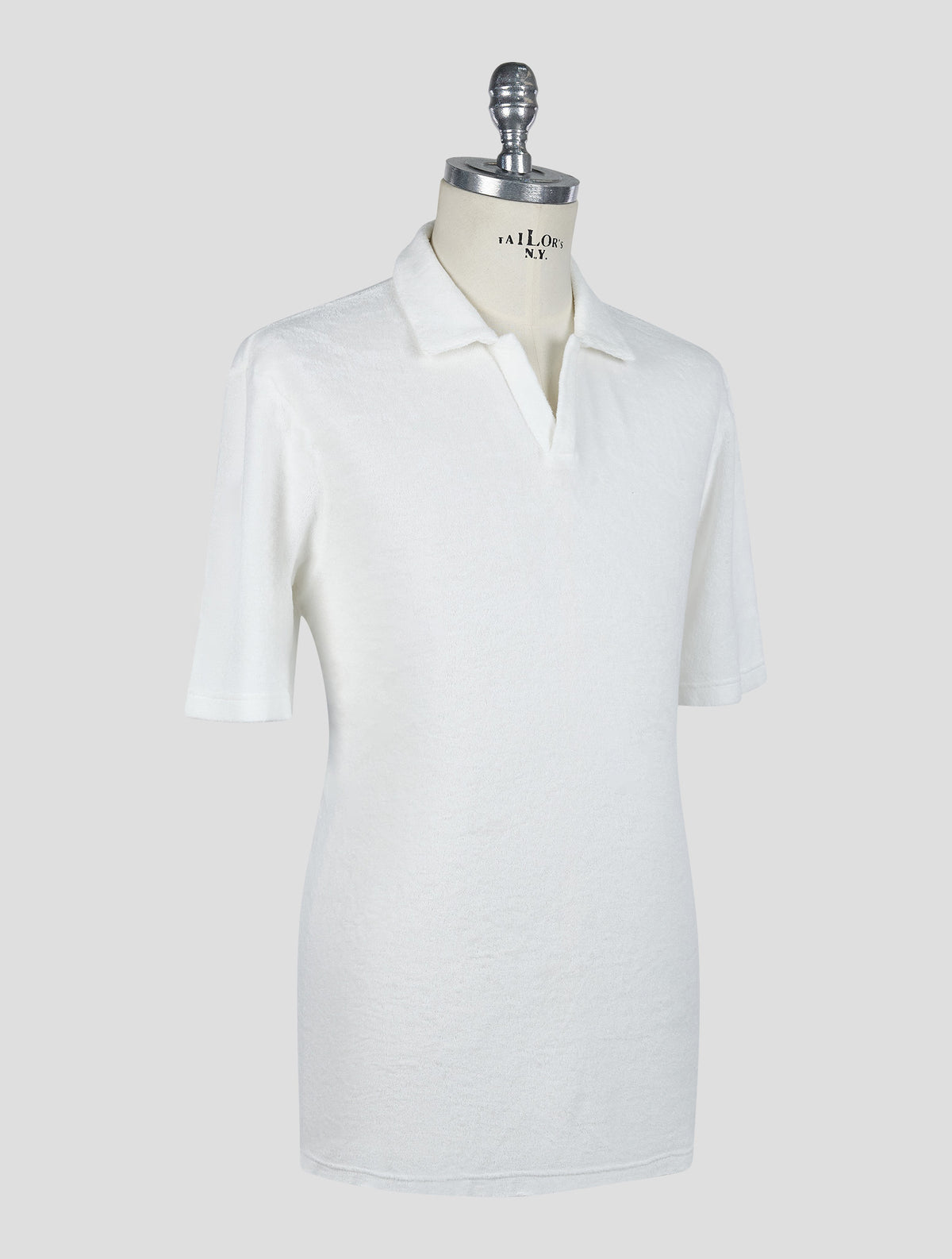 Gran Sasso White Cotton Polo 2