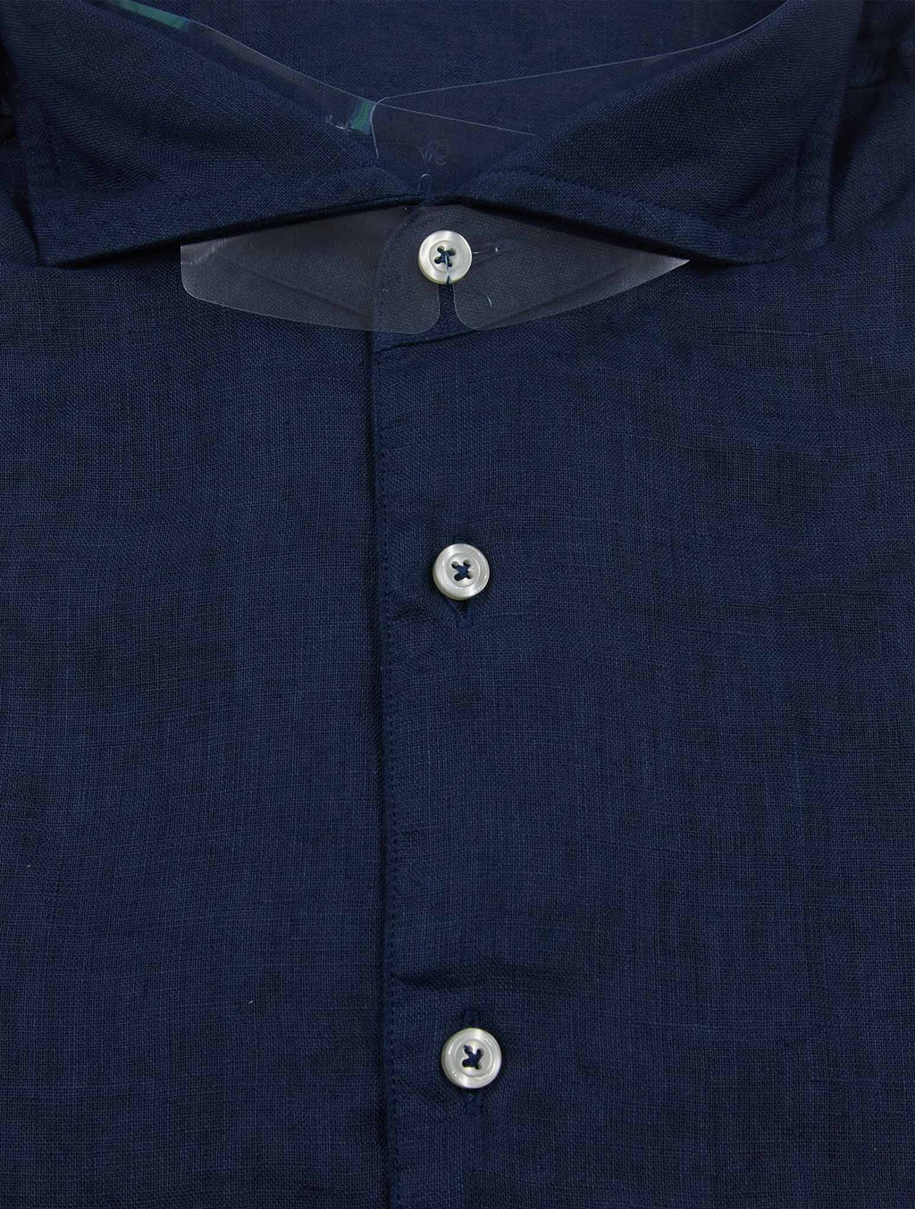 Gran Sasso Dark Blue Linen Shirt 3