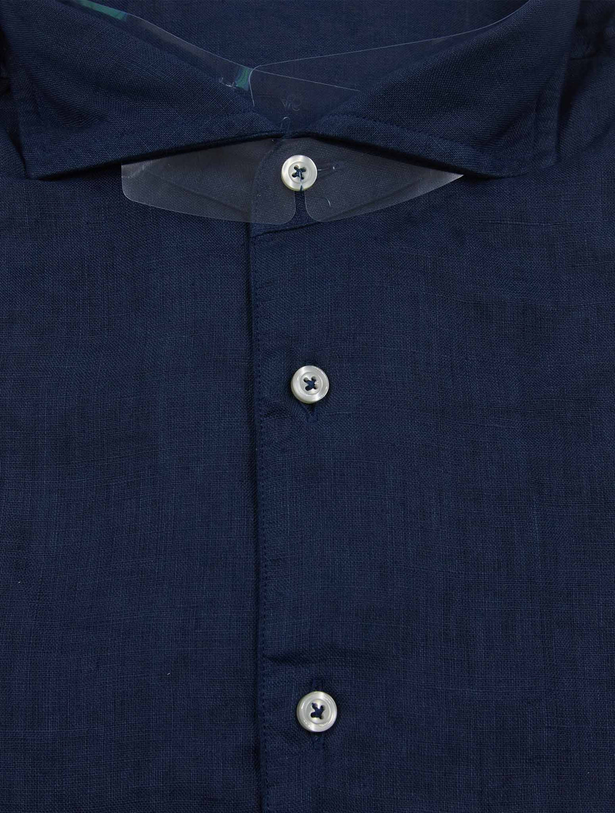 Gran Sasso Dark Blue Linen Shirt 3