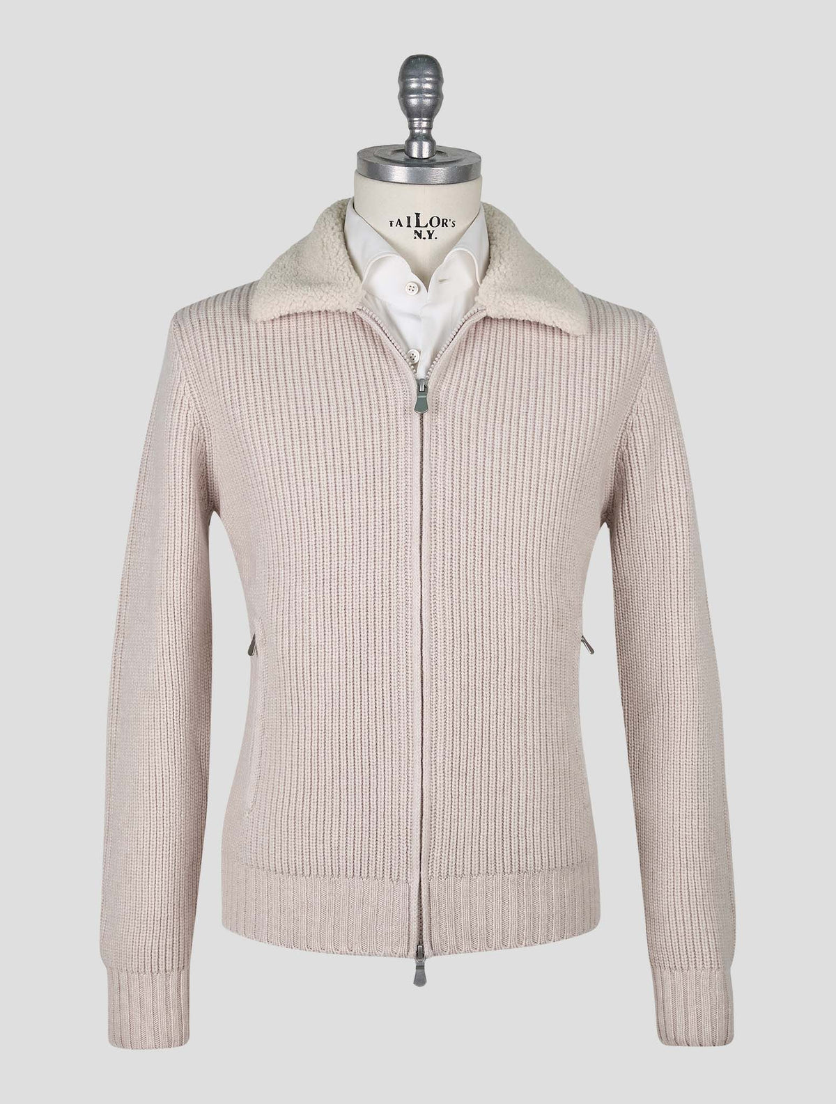Gran Sasso Beige Virgin Wool Coat 1