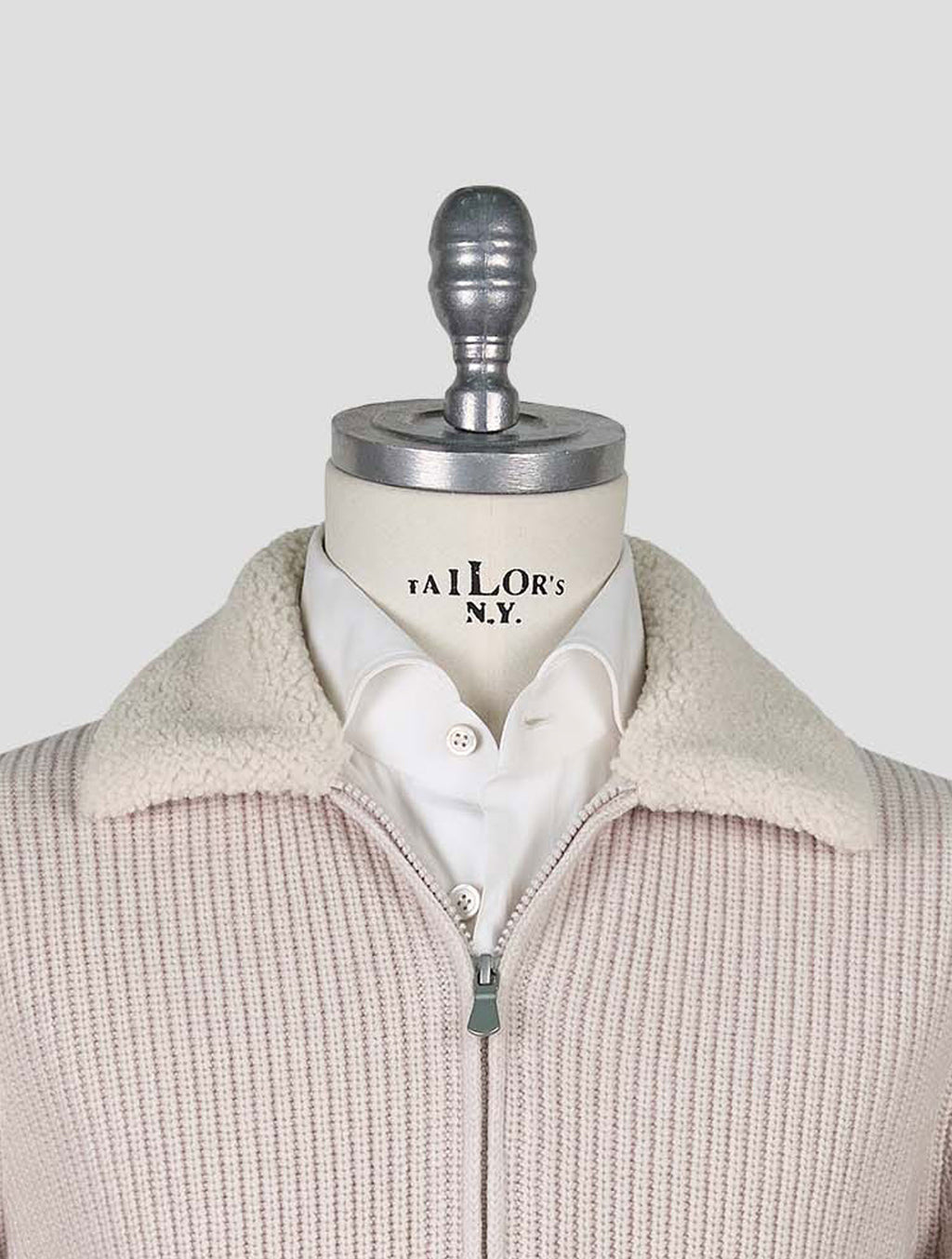 Gran Sasso Beige Virgin Wool Coat 4