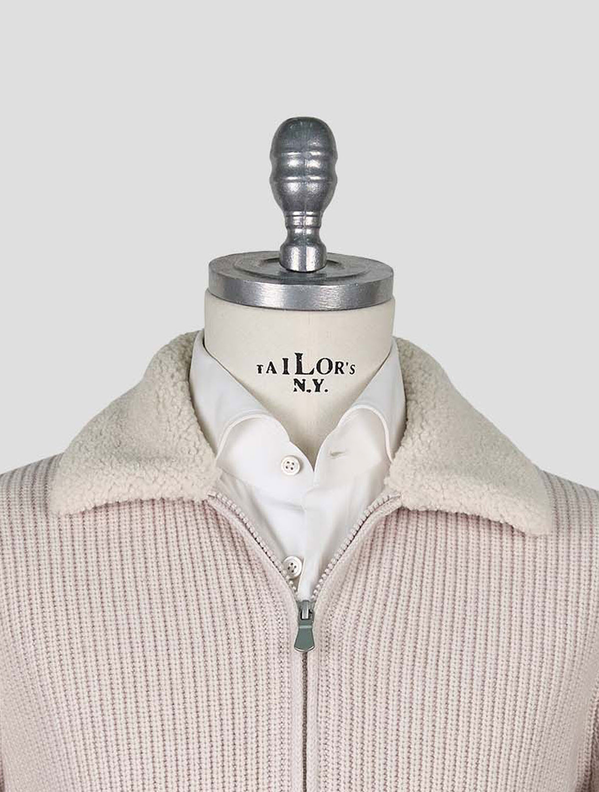 Gran Sasso Beige Virgin Wool Coat 4