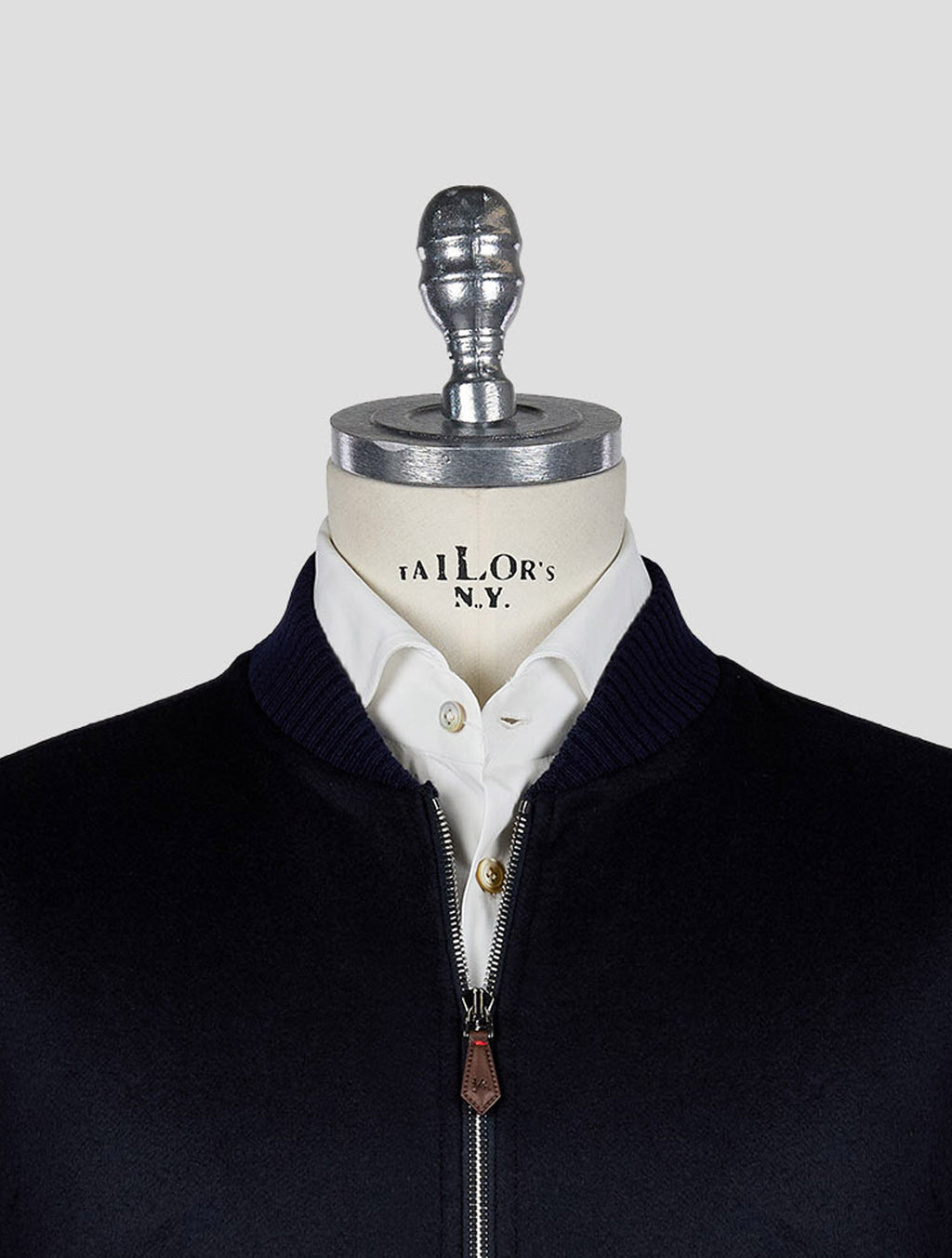 Isaia Dark Blue Cashmere Coat 4