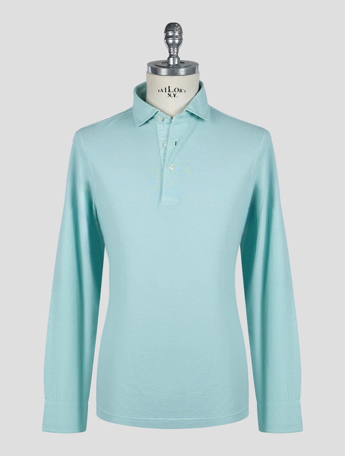 Gran Sasso Light blue Cotton Sweater Polo 1
