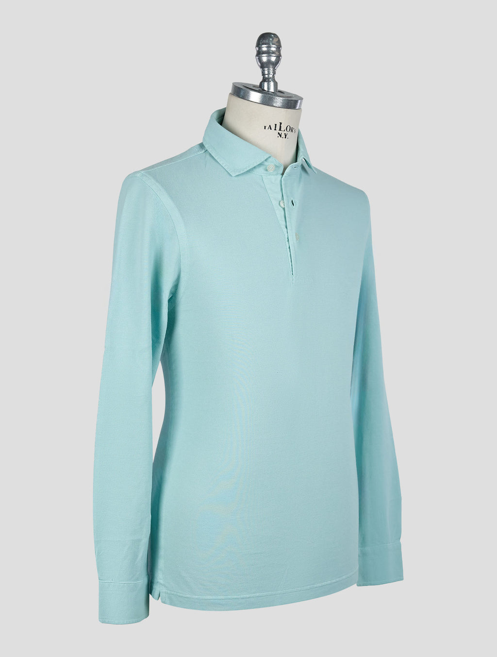 Gran Sasso Light blue Cotton Sweater Polo 2