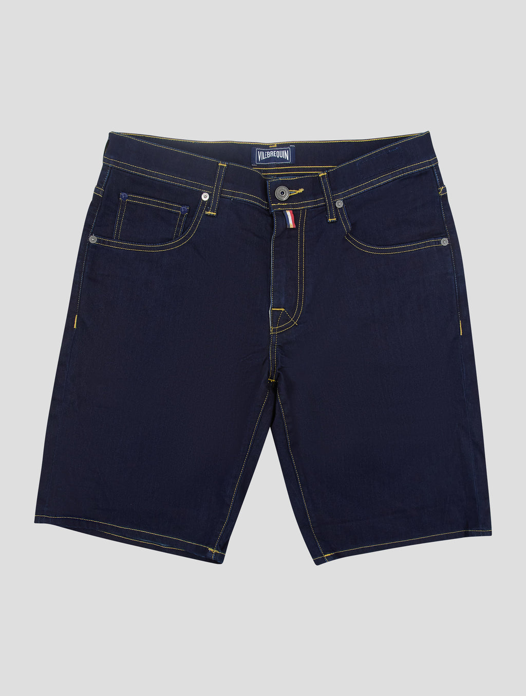 Vilebrequin Dark Blue Cotton Pl Ea Short Pants 1