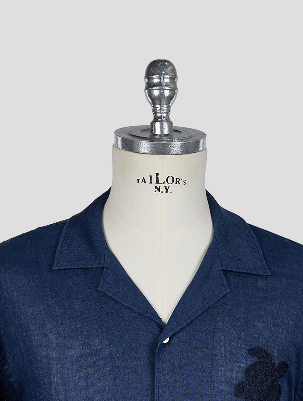 Vilebrequin Blue Linen Short Sleeve Shirt 4