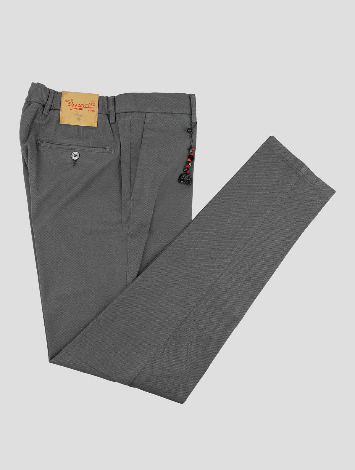Marco Pescarolo Gray Cotton Silk Cashmere Ea Pants 1