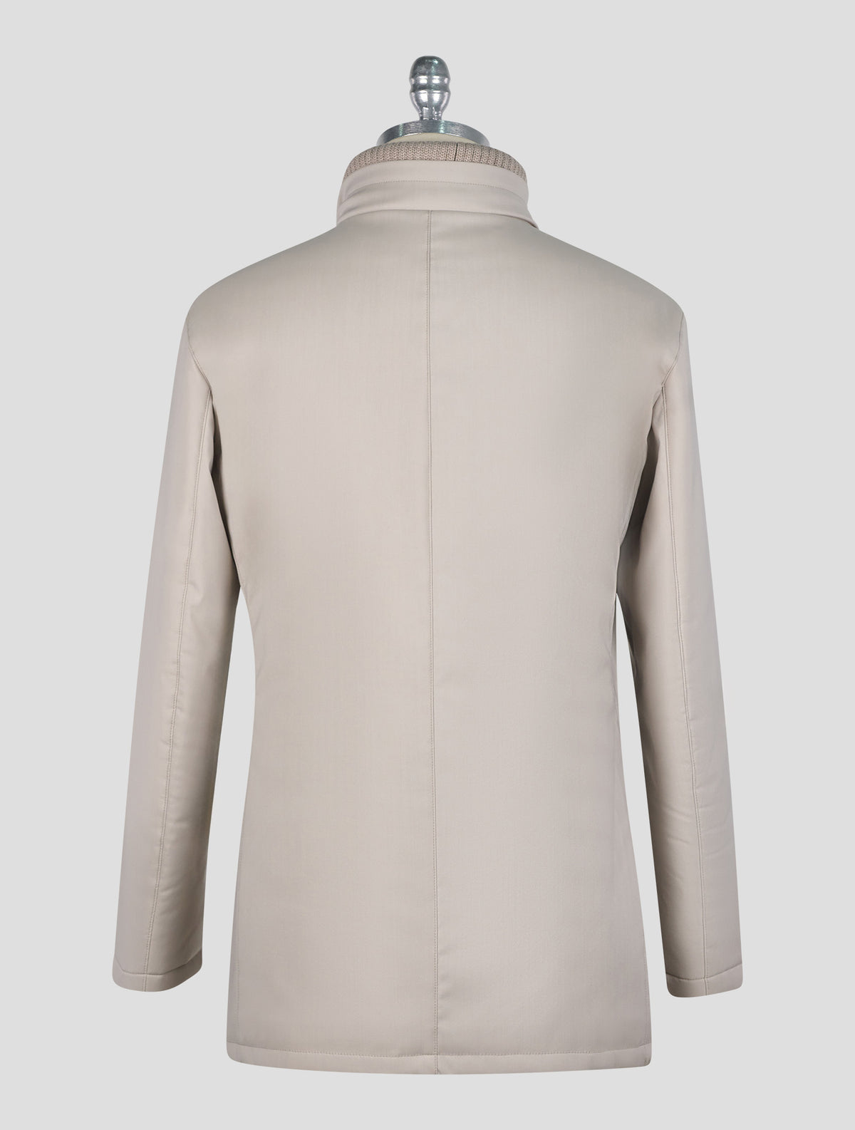 Gent'l Milano Beige Virgin Wool Pa Ea Overcoat 3