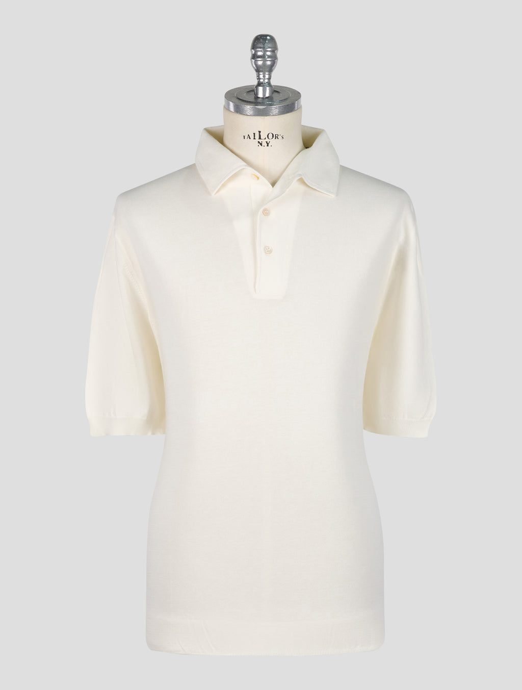Gran Sasso White Cotton Polo 1