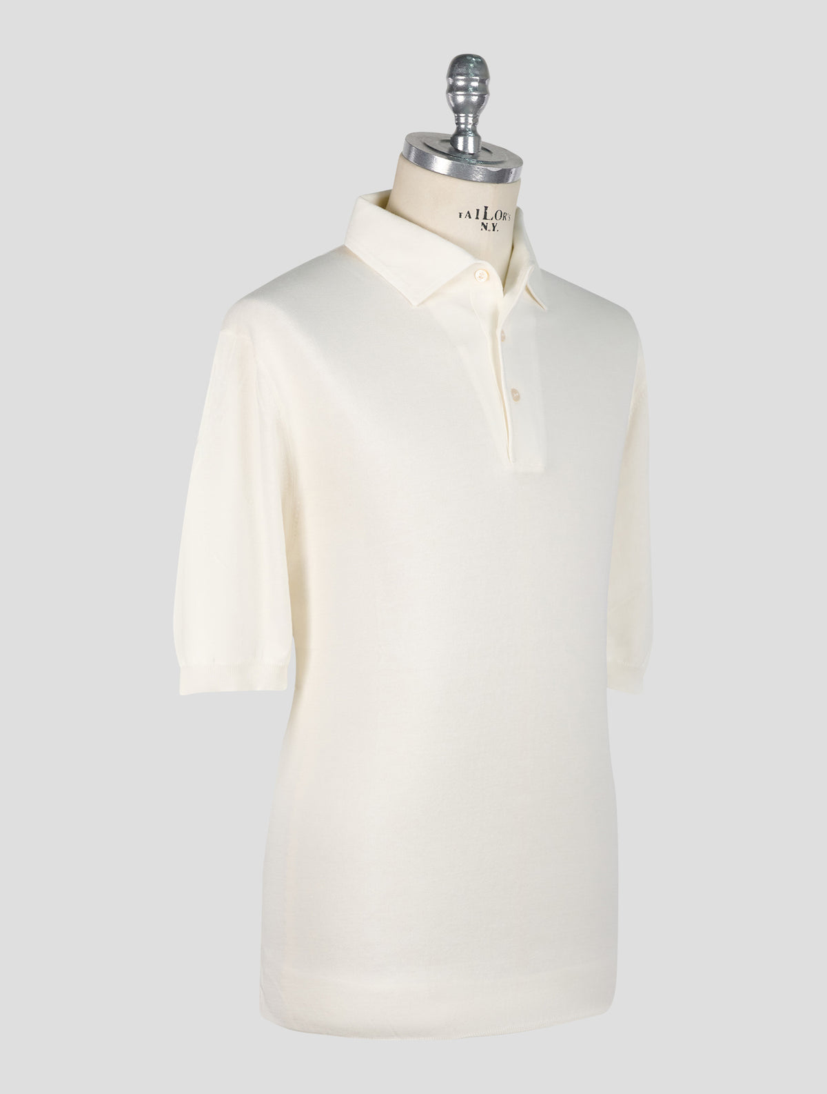 Gran Sasso White Cotton Polo 2