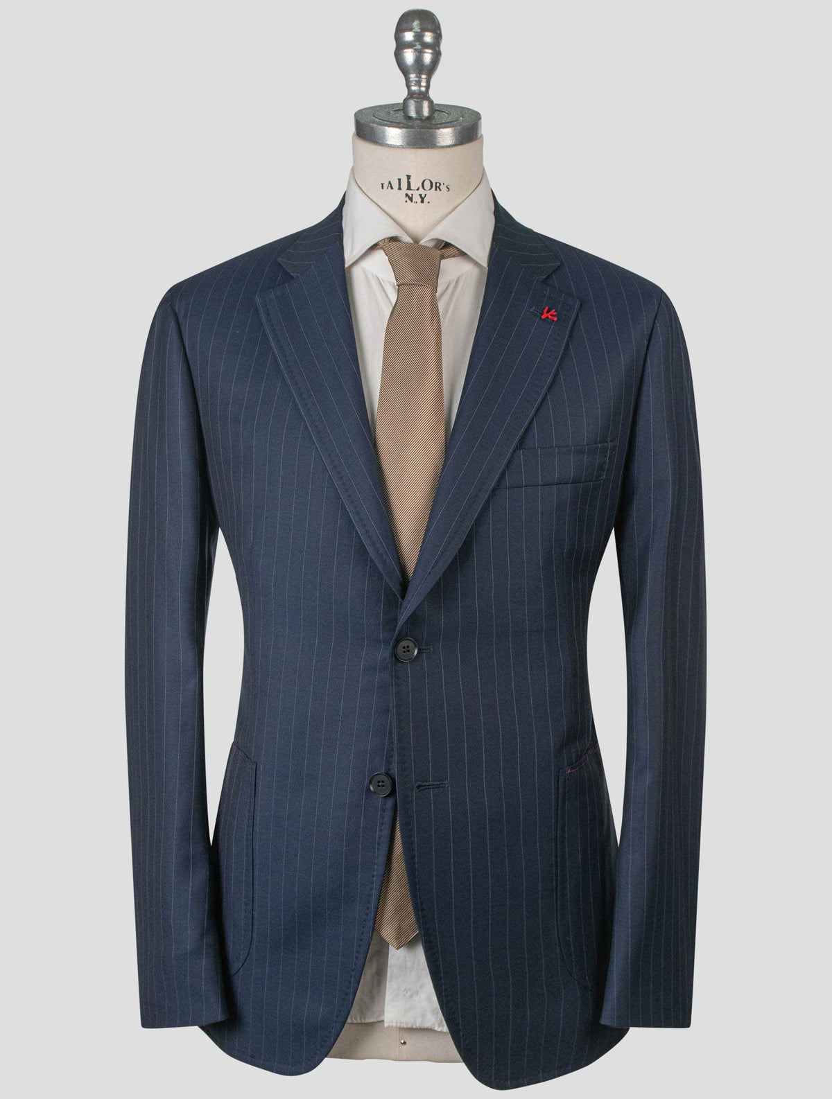 Isaia Blue Wool Suit 3