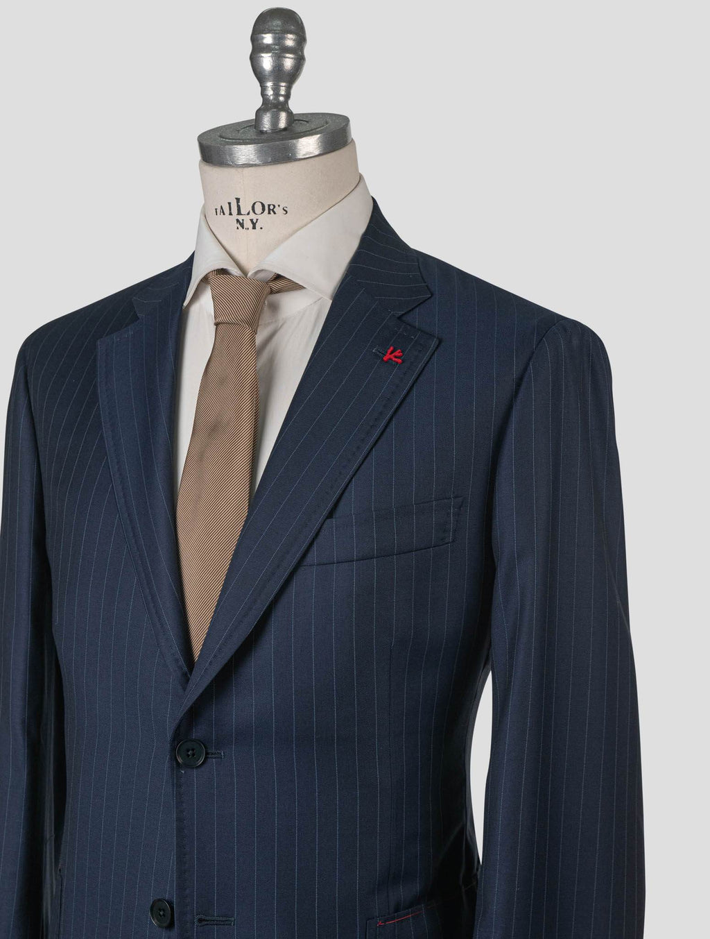 Isaia Blue Wool Suit 7