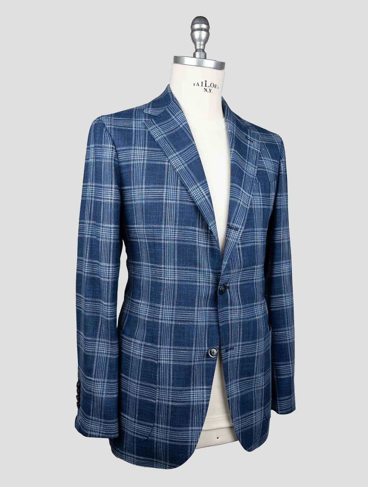 Sartorio Napoli Blue Virgin Wool silk Cotton Pa Suit 2